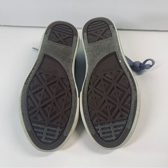 Converse All Star Double Ox Tongue #642905F Black Purple Shoes Junior Size US 12 - Picture 3 of 9